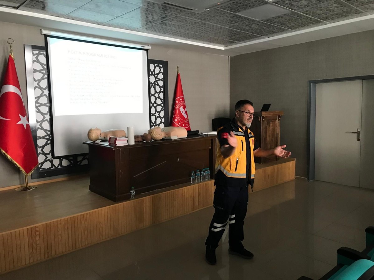 Çelikhan’da ilk yardım eğitimi