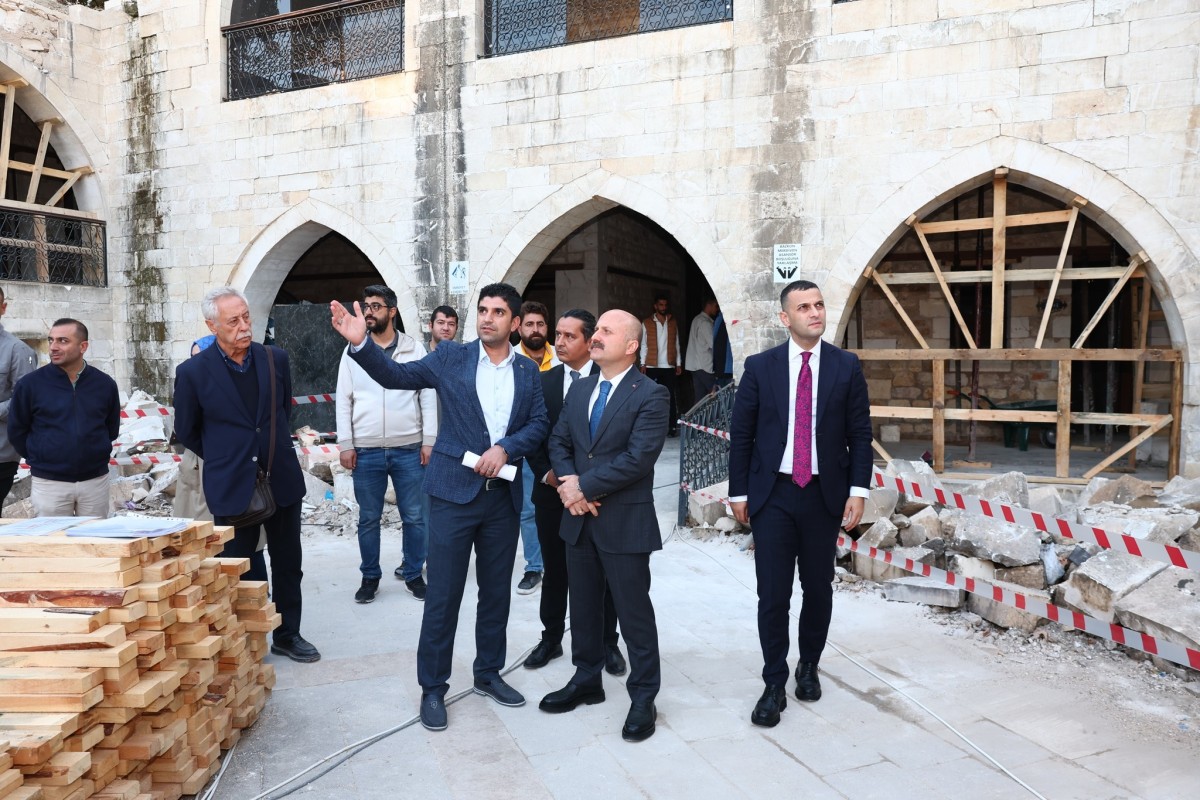 Vali Varol, Tuz Hanı’nda İncelemelerde Bulundu.