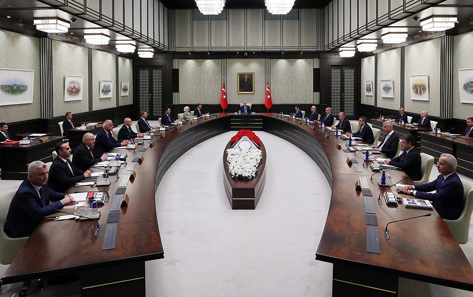 Cumhurbaşkanlığı Kabinesi, Cumhurbaşkanı Erdoğan başkanlığında toplandı
