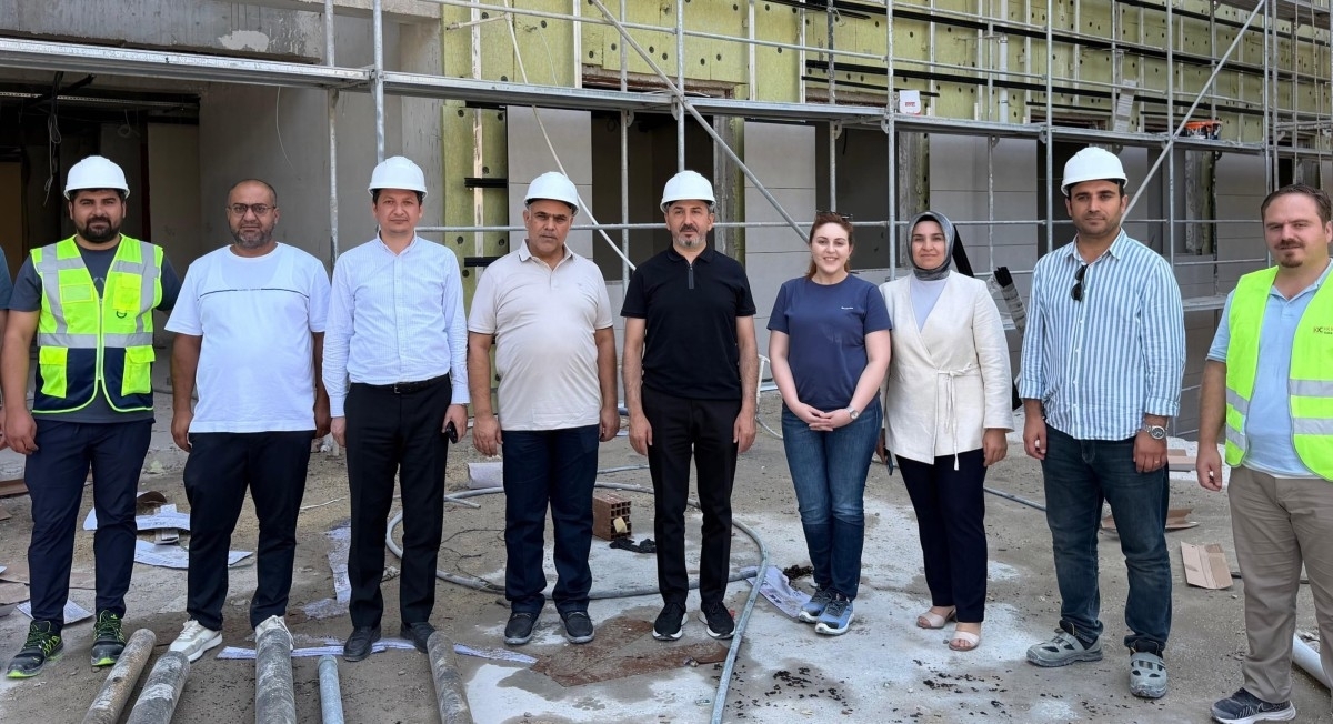 Bakan Yardımcısı Aydın, SGK İl Müdürlüğü İnşaatında İncelemelerde Bulundu